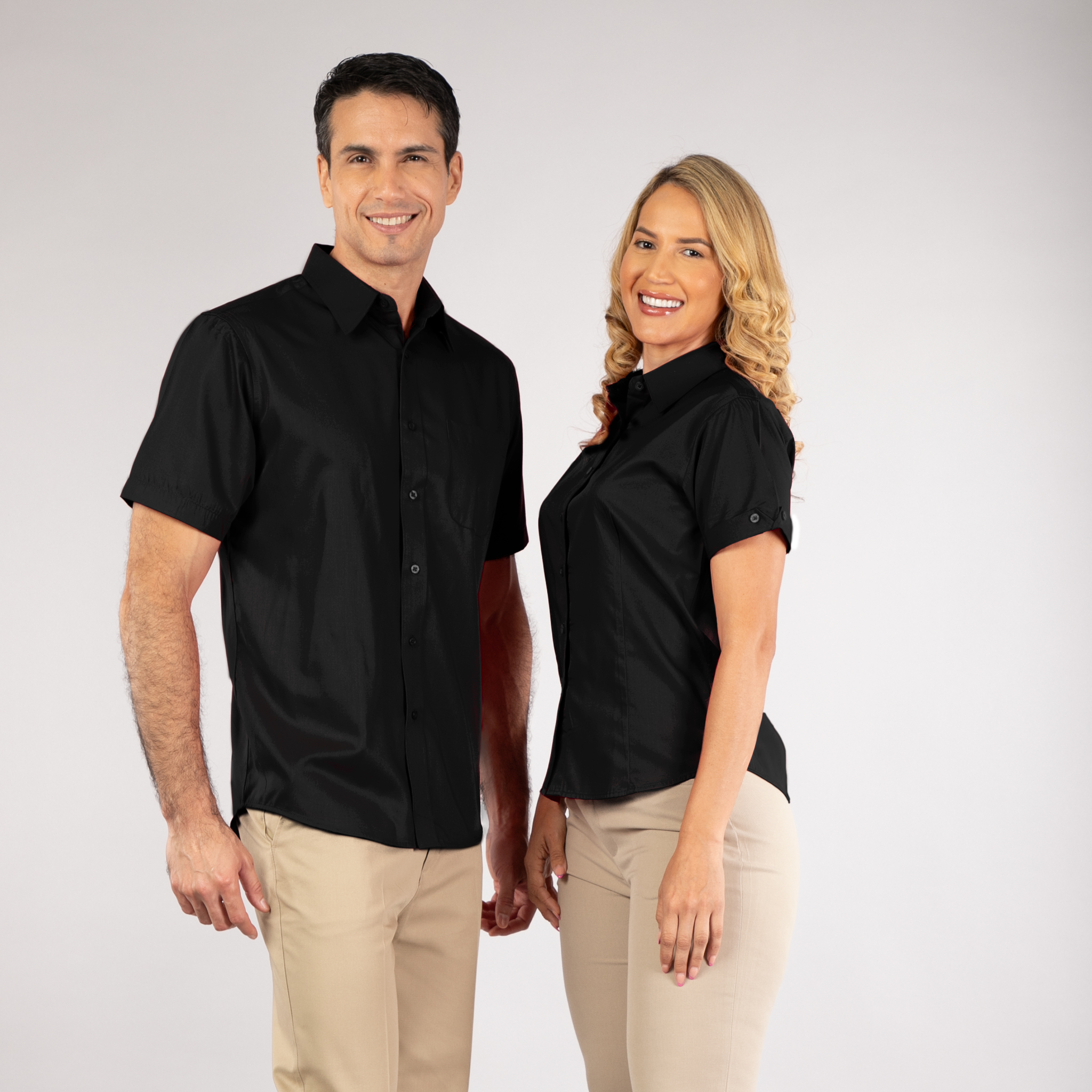 CAMISA-PREMIUN-OFFICE-MANGA-CORTA-DE-HOMBRE-COLOR-BLACK-EN-COSTA-RICA-MARCA-UNICRESE