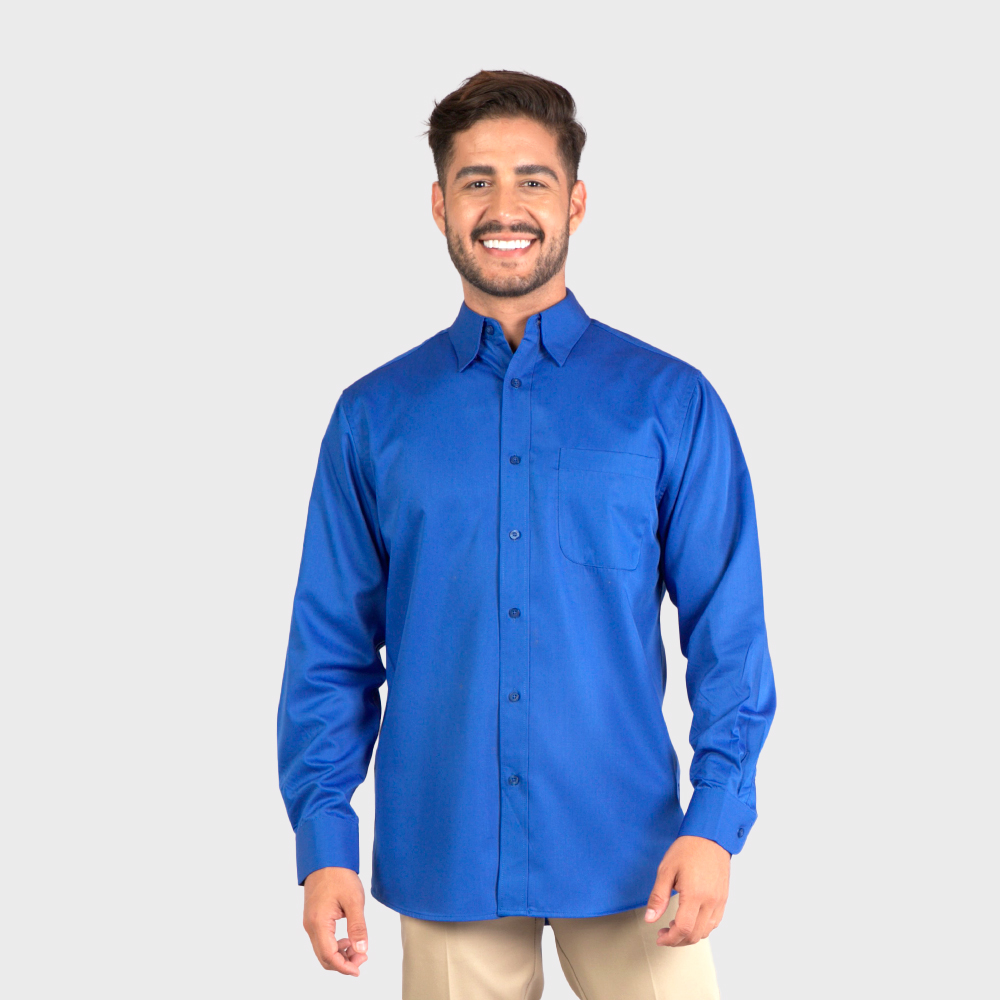 CAMISA-PREMIUN-OFFICE-MANGA-LARGA-DE-HOMBRE-COLOR-ROYAL-EN-COSTA-RICA-MARCA-UNICRESE